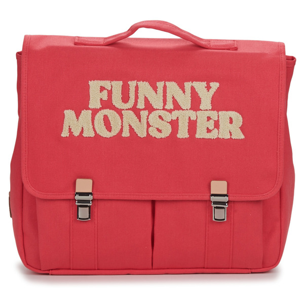  Jojo Factory  Briefcase Cartable Unie Pink Funny Monster  (girls) 