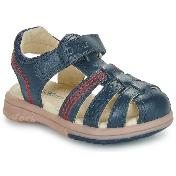  Kickers  Flat Sandals Platinium  (boys) 
