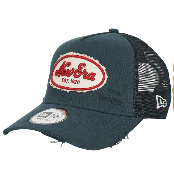  New-era  Cap Oval Canvas Distress Trucker New Era  (women) 