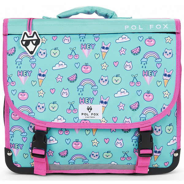  Pol Fox  Briefcase Cartable 38 Cm Kawai  (girls) 