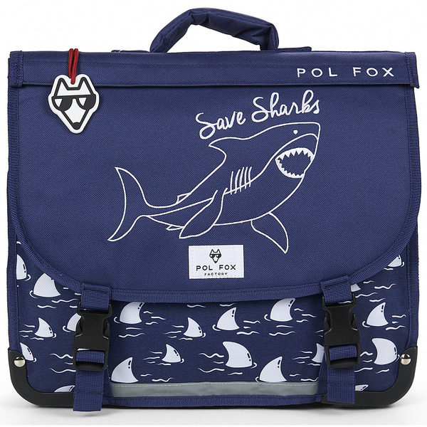  Pol Fox  Briefcase Cartable 38 Cm Shark  (boys) 