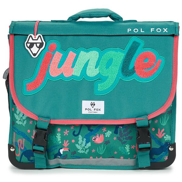  Pol Fox  Briefcase Cartable Jungle 38 Cm  (girls) 