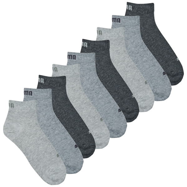  Puma  Socks Quarter Plain Ecom Pack De 9  (men) 