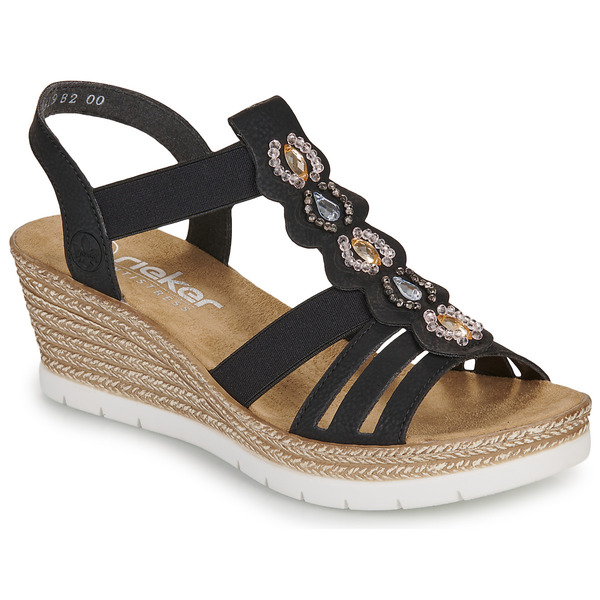  Rieker  Wedge Sandals 619b2-00  (women) 
