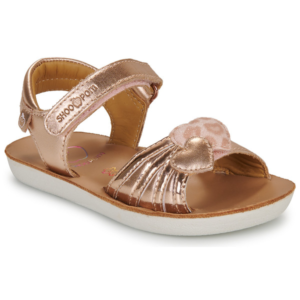  Shoo Pom  Flat Sandals Goa Heart  (girls) 