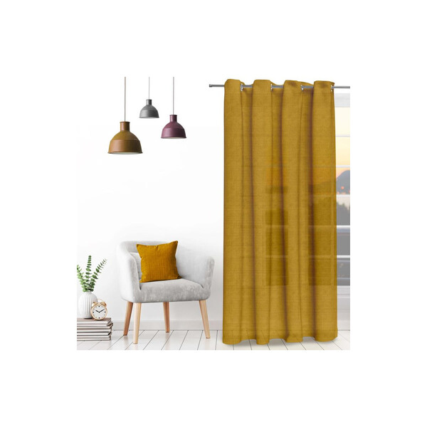  Soleil D'ocre  Sheer Curtains Velvet  () 