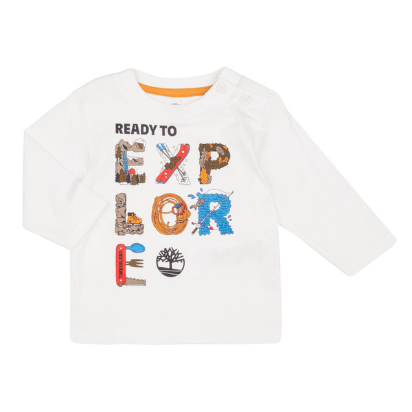  Timberland  Long Sleeve T-shirt Tee-shirt Manches Longues T60250  (boys) 