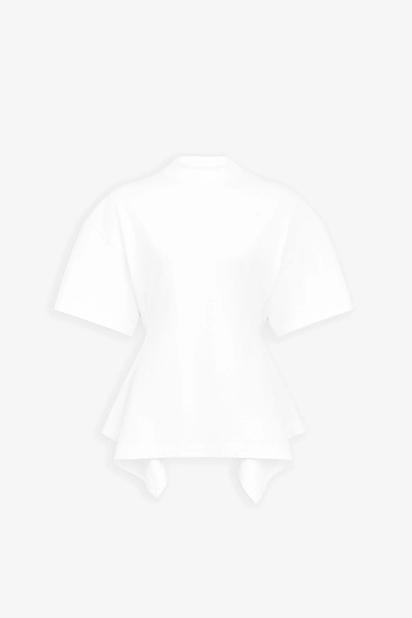  Alaïa Panelled White Top 