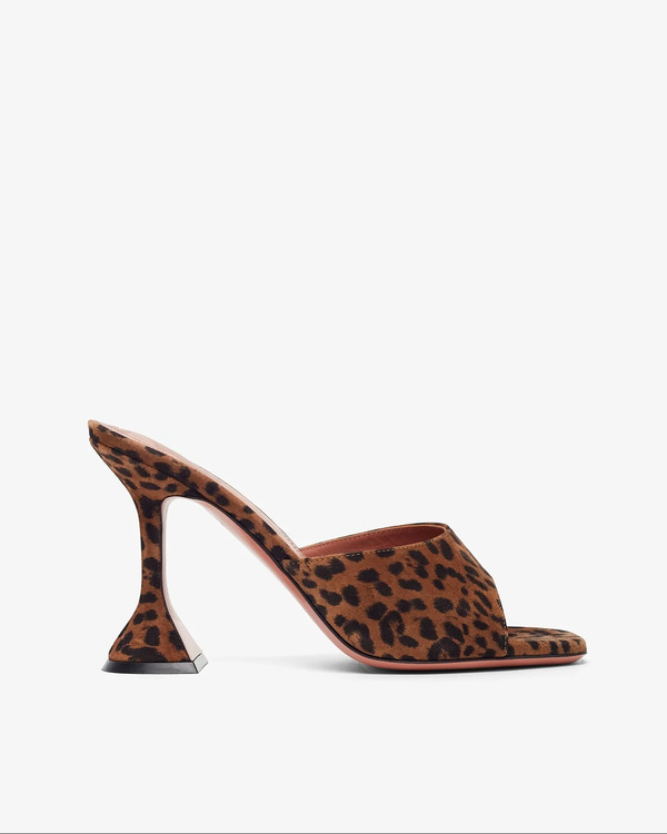  Amina Muaddi Lupita 95 Leopard Slippers 