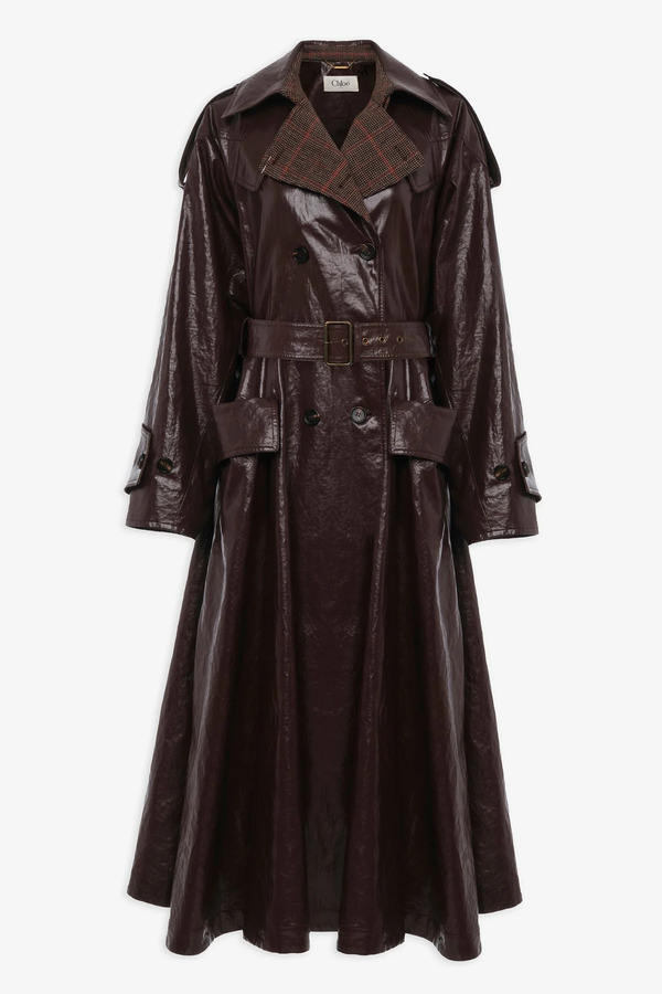 Chloé Double Breasted Riding Coat 
