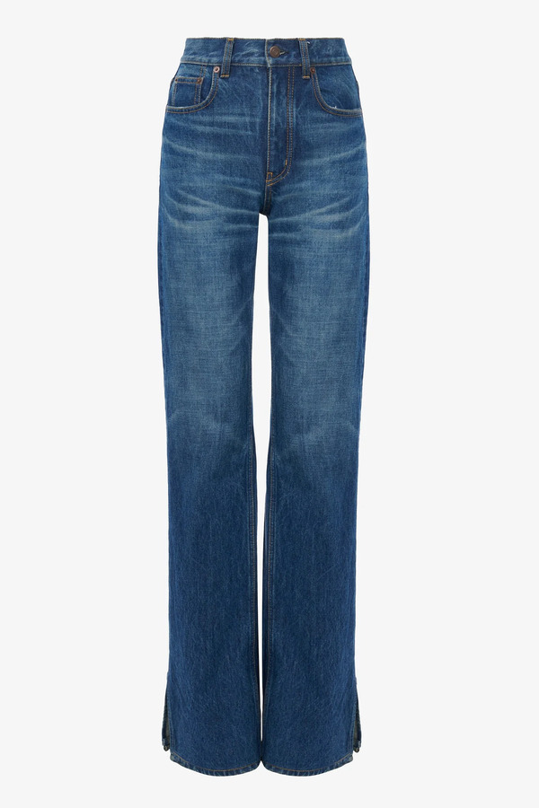  Chloé Straight Blue Denim Jeans 