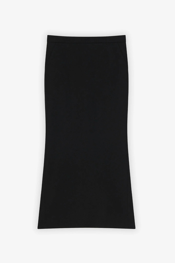  Givenchy Black Low Waist Skirt 