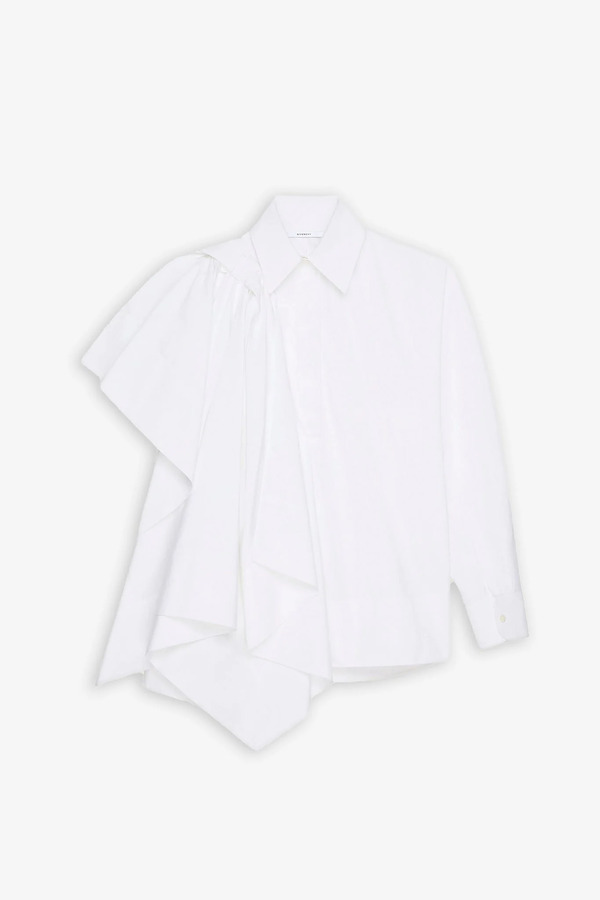  Givenchy Bow White Cotton Shirt 
