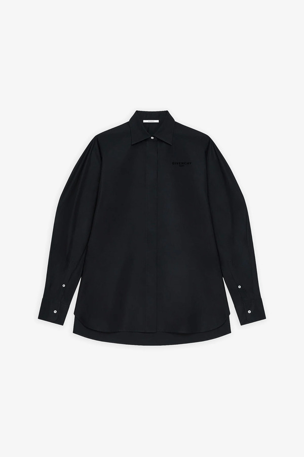  Givenchy Cocoon White Shirt With Turned Sleeves 