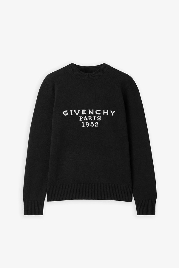  Givenchy Crew Neck Black Sweaters 