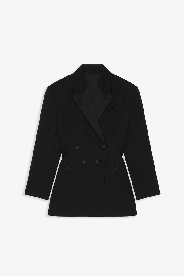  Givenchy Pleated Back Smoking Jacket 