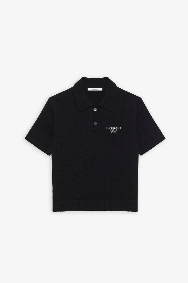  Givenchy Short Sleeve Black Polo 