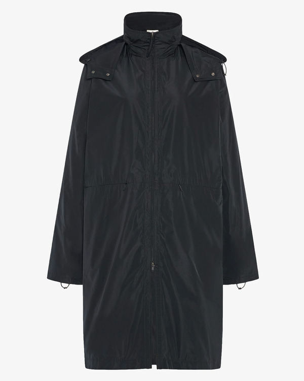  The Row Aldara Black Funnel Coat 
