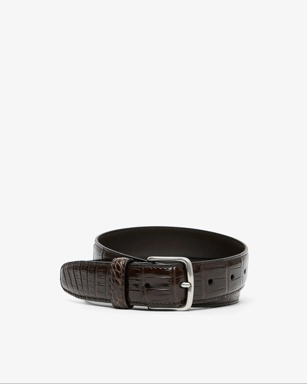  The Row Classic Brown Leather Belt 