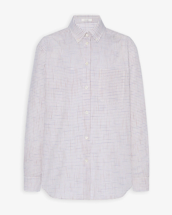  The Row Dalan Checked Cotton Shirt 