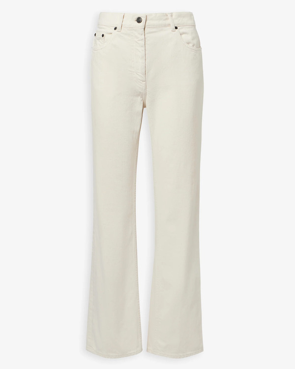  The Row Fargo Off White Ecru Jeans 