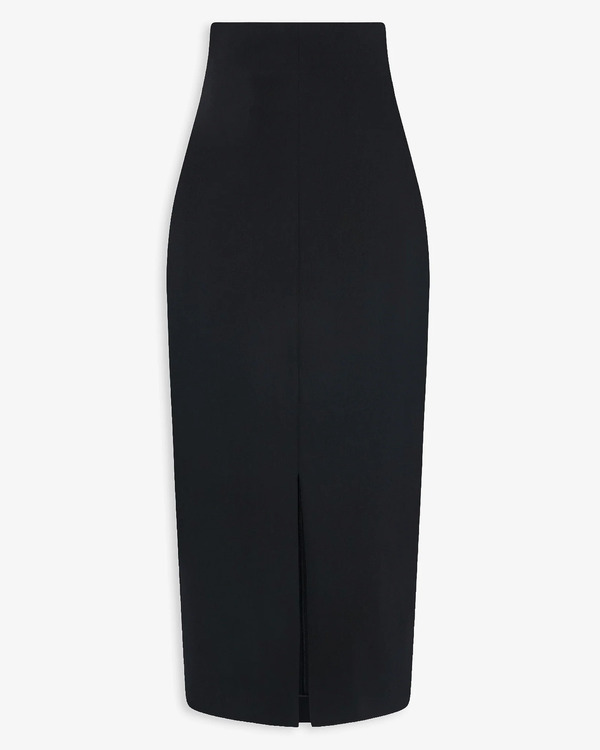  The Row Iphora Black Wool Skirt 
