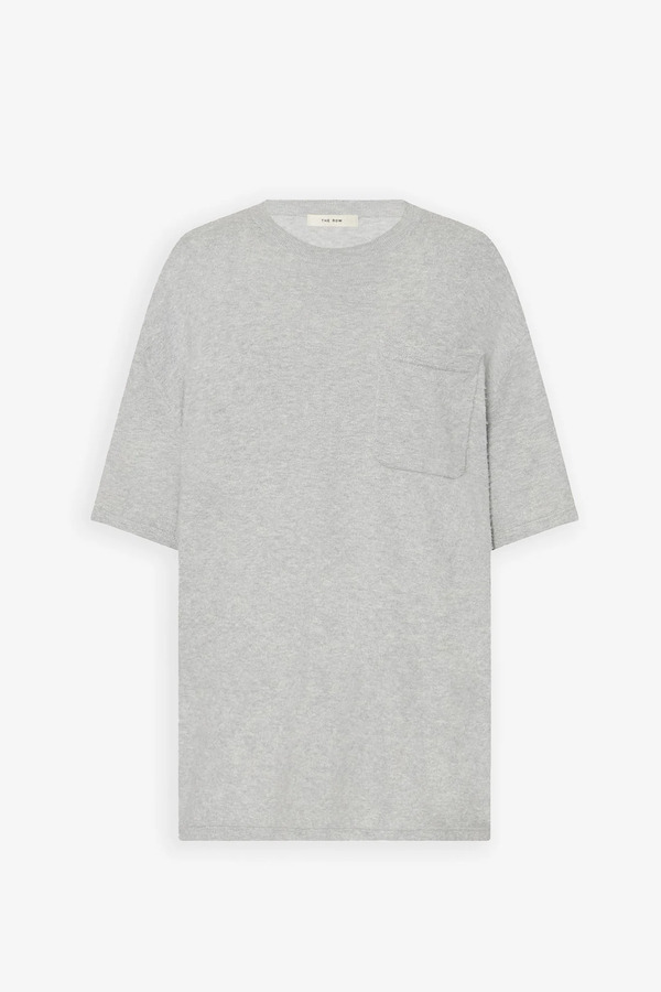  The Row Kaddy Grey Melange Top 
