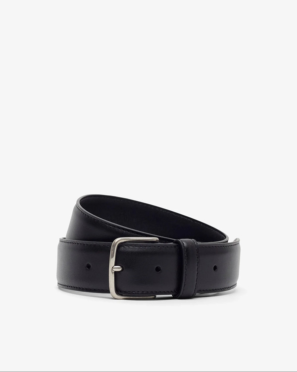  The Row Maxi Classic Black Leather Belt 