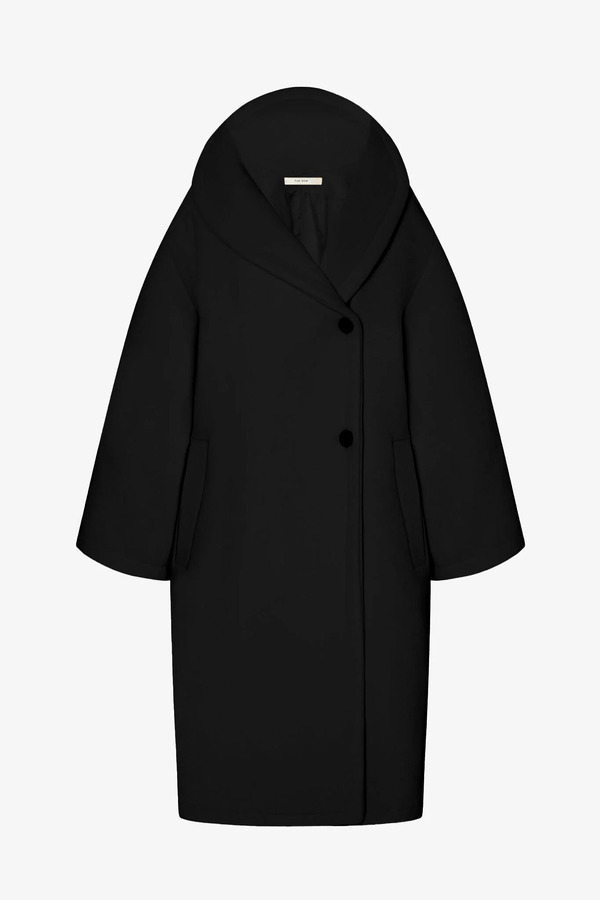  The Row Regino Black Wool Coat 