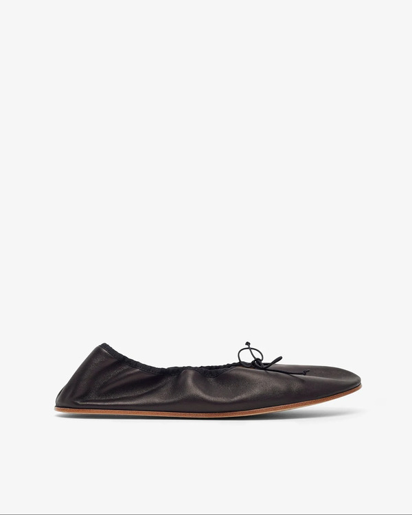  The Row Round Black Ballet Flats 