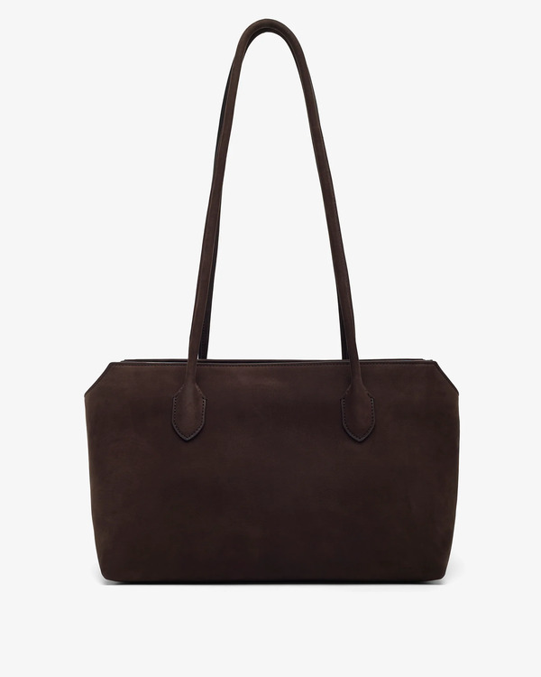  The Row Terrasse Ebony Brown Suede Bag 