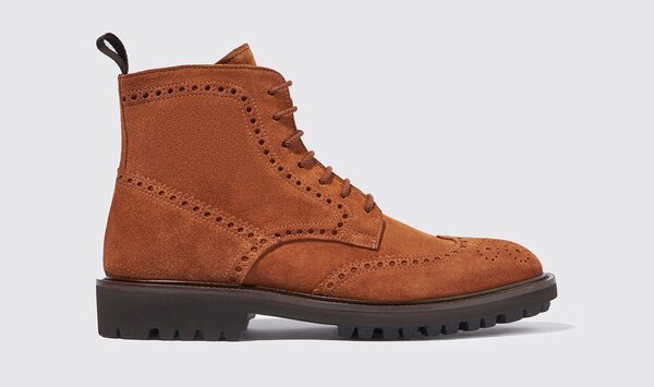  Scarosso Scarosso Boots Thomas Tan Suede Suede Leather 