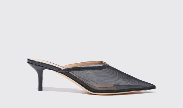  Scarosso Scarosso Heels Laura Black Mesh Mesh 