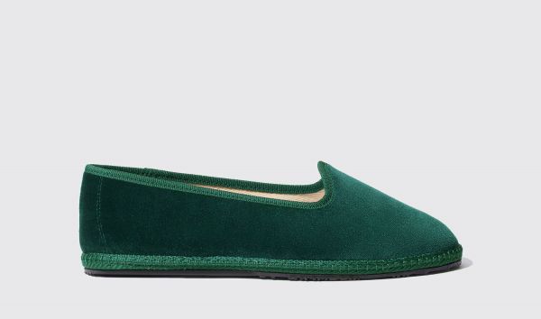  Scarosso Scarosso Slippers Valentina Verde Velluto Velvet 