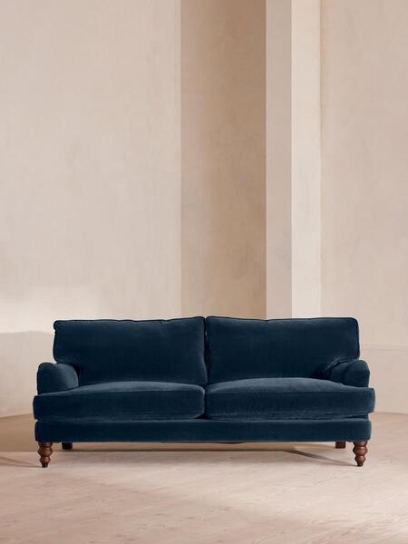  Soho Home Arundel Three Seater Sofa, Velvet, Royal Blue 