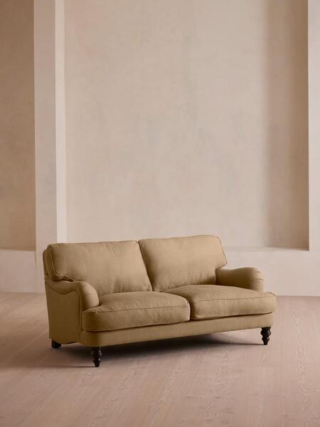  Soho Home Arundel Two Seater, Sofa, Linen, Wheat 