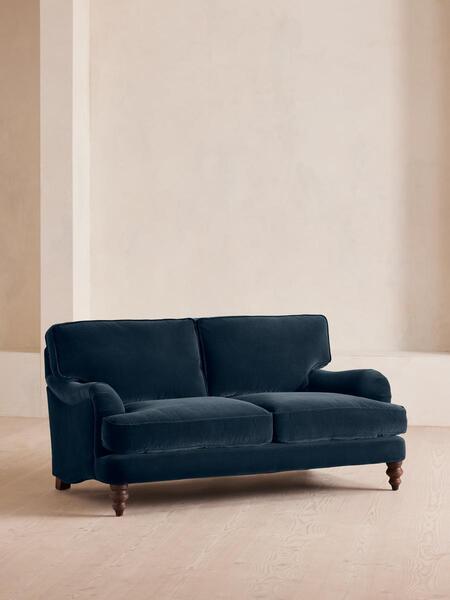  Soho Home Arundel Two Seater Sofa, Velvet, Royal Blue 