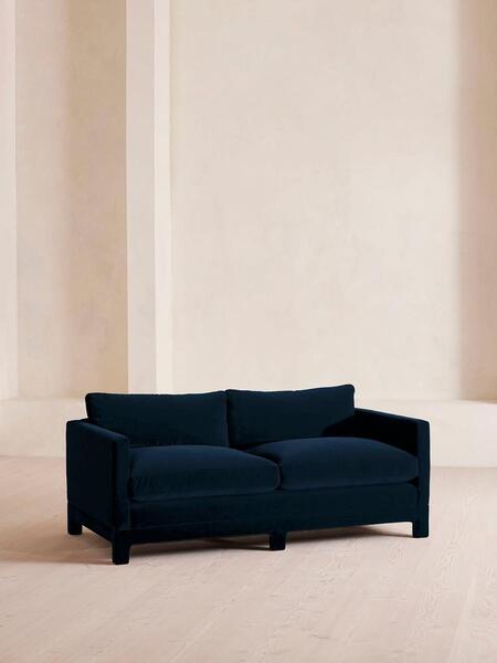  Soho Home Ashford Two Seater Sofa, Velvet, Royal Blue 