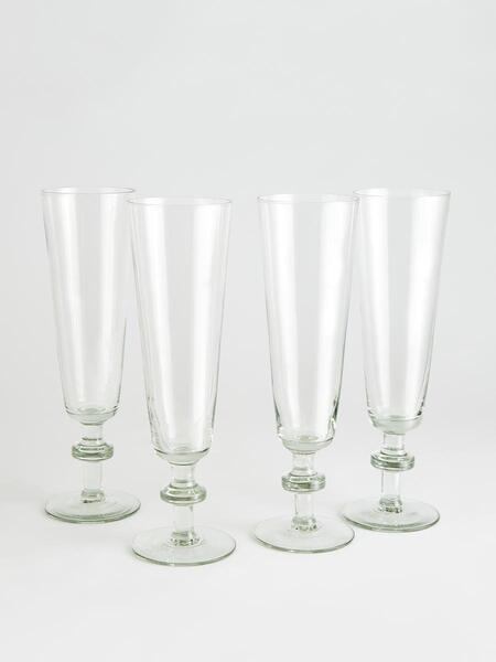  Soho Home Avenell Champagne Glass, Set Of Four 