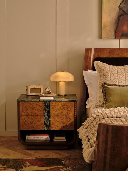  Soho Home Basil Bedside Table, Large 