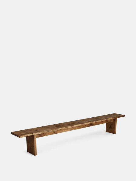  Soho Home Calne Bench, Dark, 270cm 