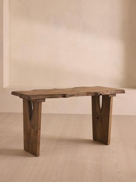 Soho Home Calne Desk, Aged Oak, 140cm 