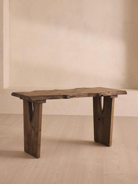  Soho Home Calne Desk, Dark Oak, 190cm 