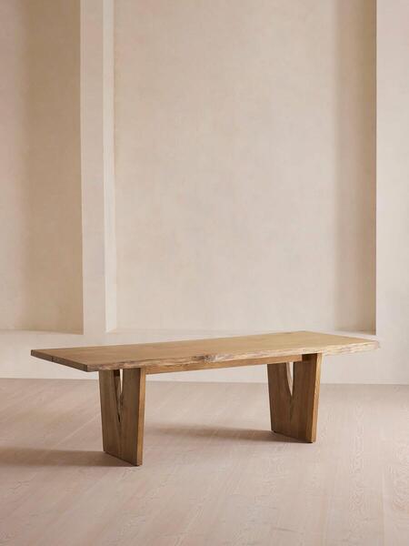  Soho Home Calne Dining Table, Golden Oak, 240cm 