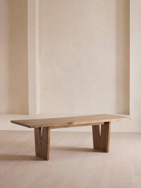  Soho Home Calne Dining Table, Light Oak, 300cm 