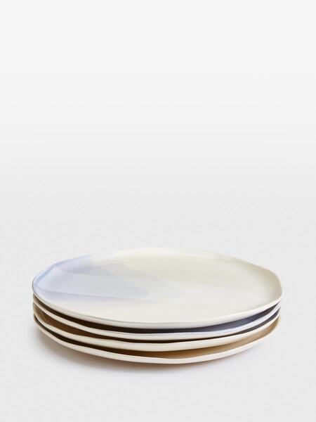  Soho Home Delano Dinner Plate, Blue, Set Of Four 