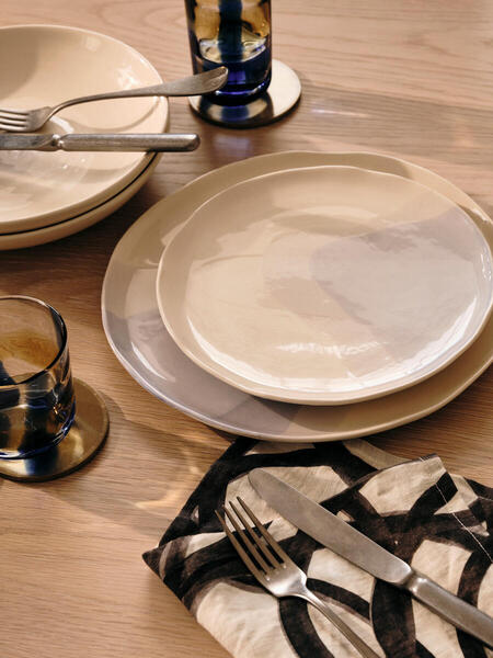  Soho Home Delano Side Plate, Blue, Set Of Four 