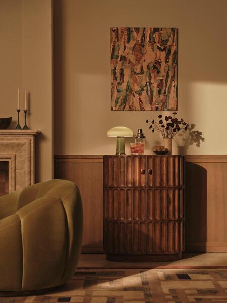  Soho Home Devon Bar Cabinet 