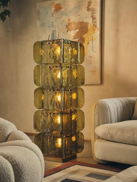  Soho Home Elias Floor Lamp, Green 