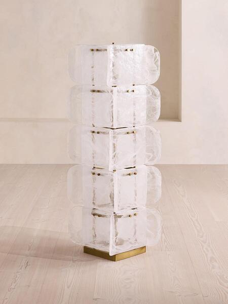  Soho Home Elias Floor Lamp, White 